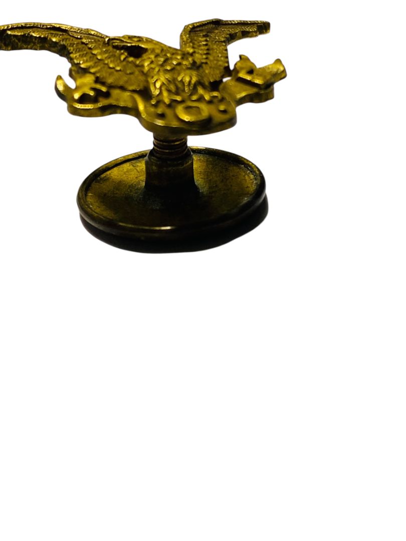 Vintage F.O.E.  Fraternal Order of the Eagle Lapel Pin Badge Screwback .75"