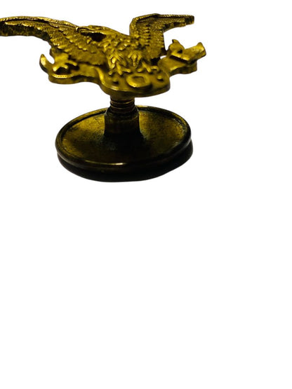 Vintage F.O.E.  Fraternal Order of the Eagle Lapel Pin Badge Screwback .75"