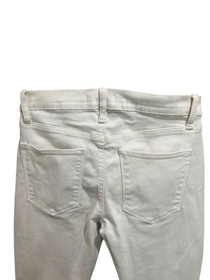 Size 26 Gap Womens White Denim Jeans True Skinny