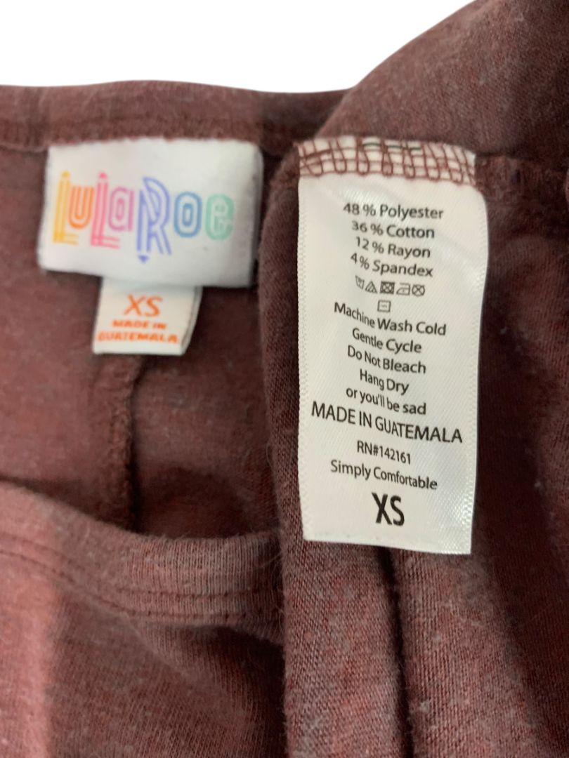 Size XS LulaRoe Muted Purple Carly Dress Hi Lo Hem Tshirt