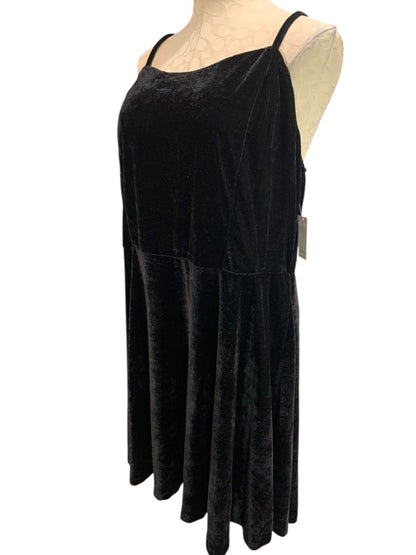 Size 2X Joe Boxer Junior Womens Velour Dress Spaghetti Strap New