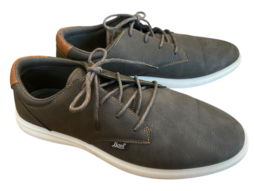 Size 13M Bass Relax Lace Up Mens Shoes 713623-K361 Charcoal Tan