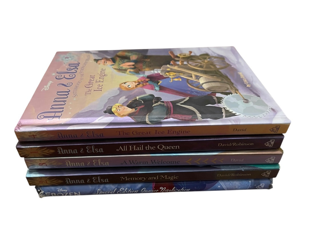 Set #1-4 + Anna & Elsa Sisterhod Is the Strongest Magic Books Hardcover Random House