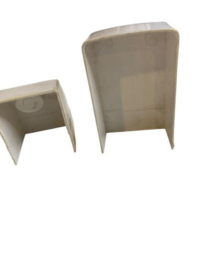 1960s Superior Dollhouse Furniture White Plastic Refrigerator Washing Machine