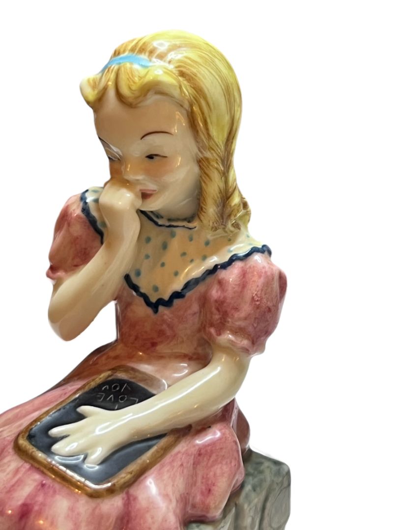 Gort American Classics Becky from Tom Sawyer Bone China Figurine