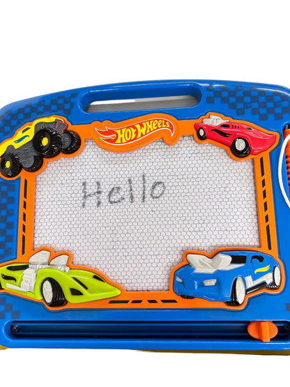 Hot Wheels Magnetic Drawing Board Learn To Draw Auto Racing Board Book