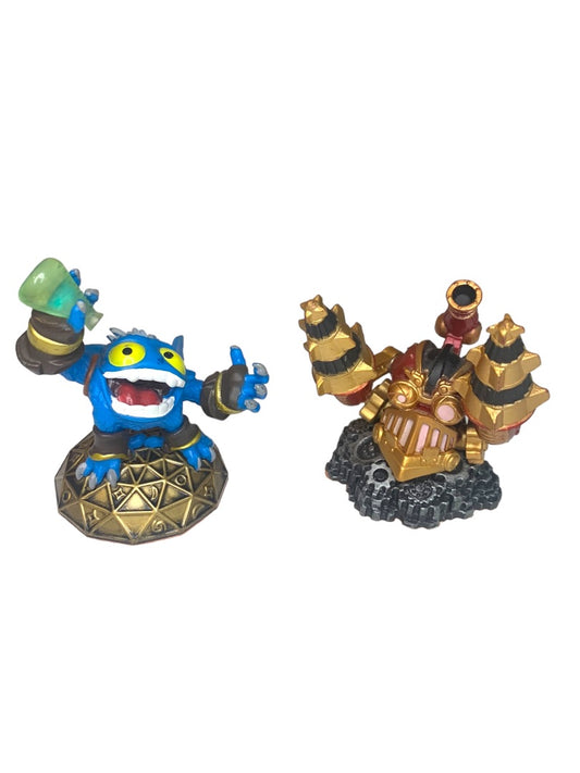 Skylanders Set of 2 Giants Activision Figure Pop W3124 Drill Sergeant E3125