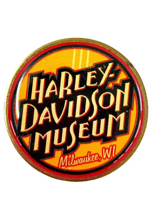 Harley-Davidson Museum Lapel Pin 1.25" Diameter Milwaukee WI