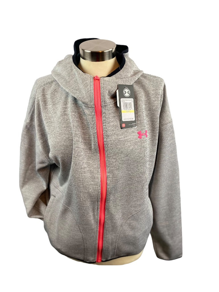 Medium Under Armour New Women's Reversible Zip Up Hoodie Double Threat Swacket 129020