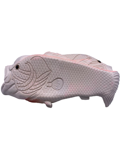 Size 7/8 (40/41) Shun Fish Novelty Sandal Slides Fishing Pink Women's
