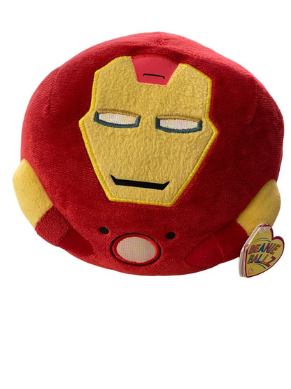 Ty Beanie Ballz Marvel Iron Man 8" Diameter 2013 Toy Always Lands on Feet