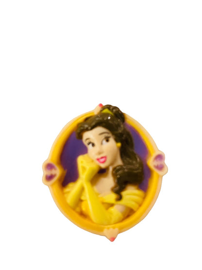 Set of 3 Disney Clip On Button Princess Snow White Belle Aurora 1.5" Diameter Slide On