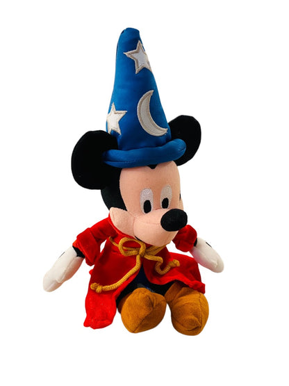 Disney Fantasia 2000 Sorcerer Micky Mouse 12" Plush Stuffed Figure