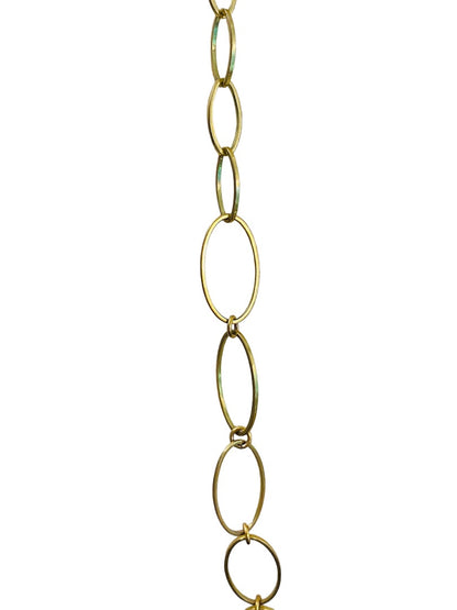 Goldtone Signed Alfani Link Necklace Lightweight Lobster Clasp 44"L