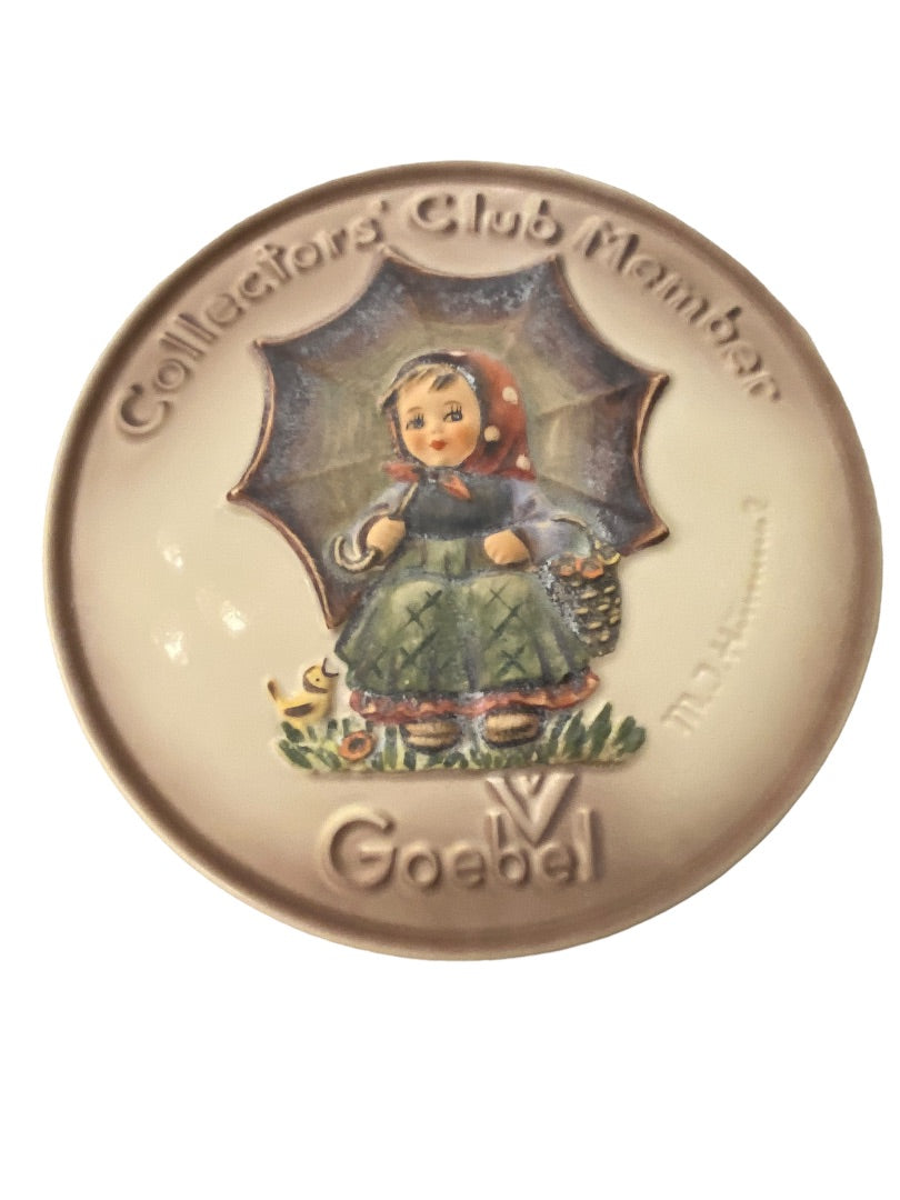 Goebel Collectors Club Member Plate Special Edition No 2 Hum690 1978