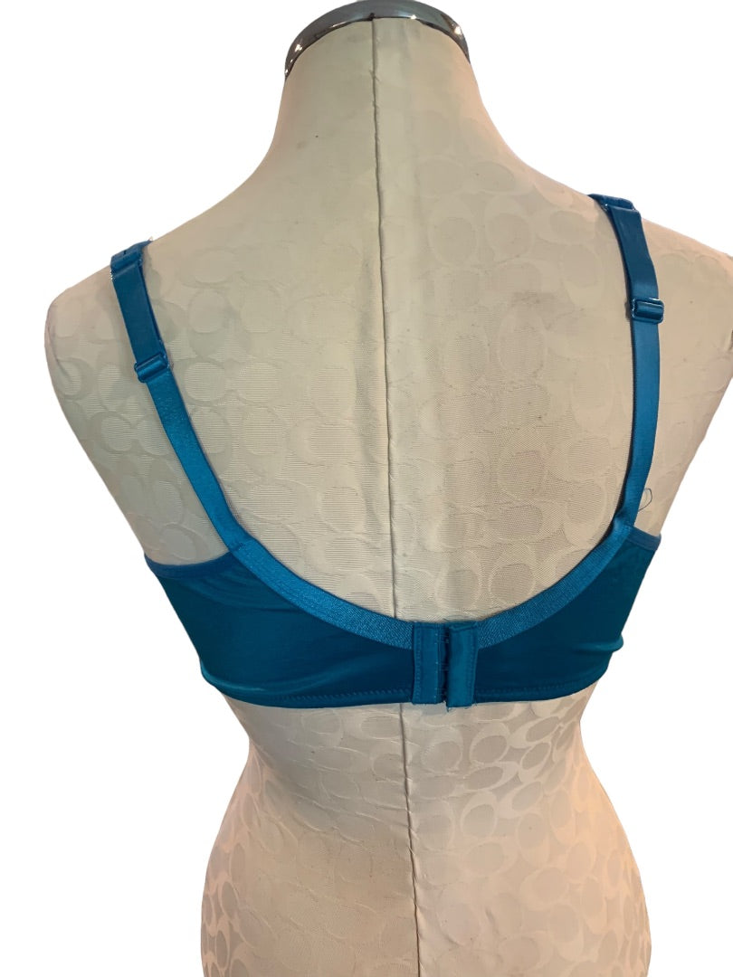 40DD Avenue Body Teal Lace Underwire Bra Padded Adjustable Strap