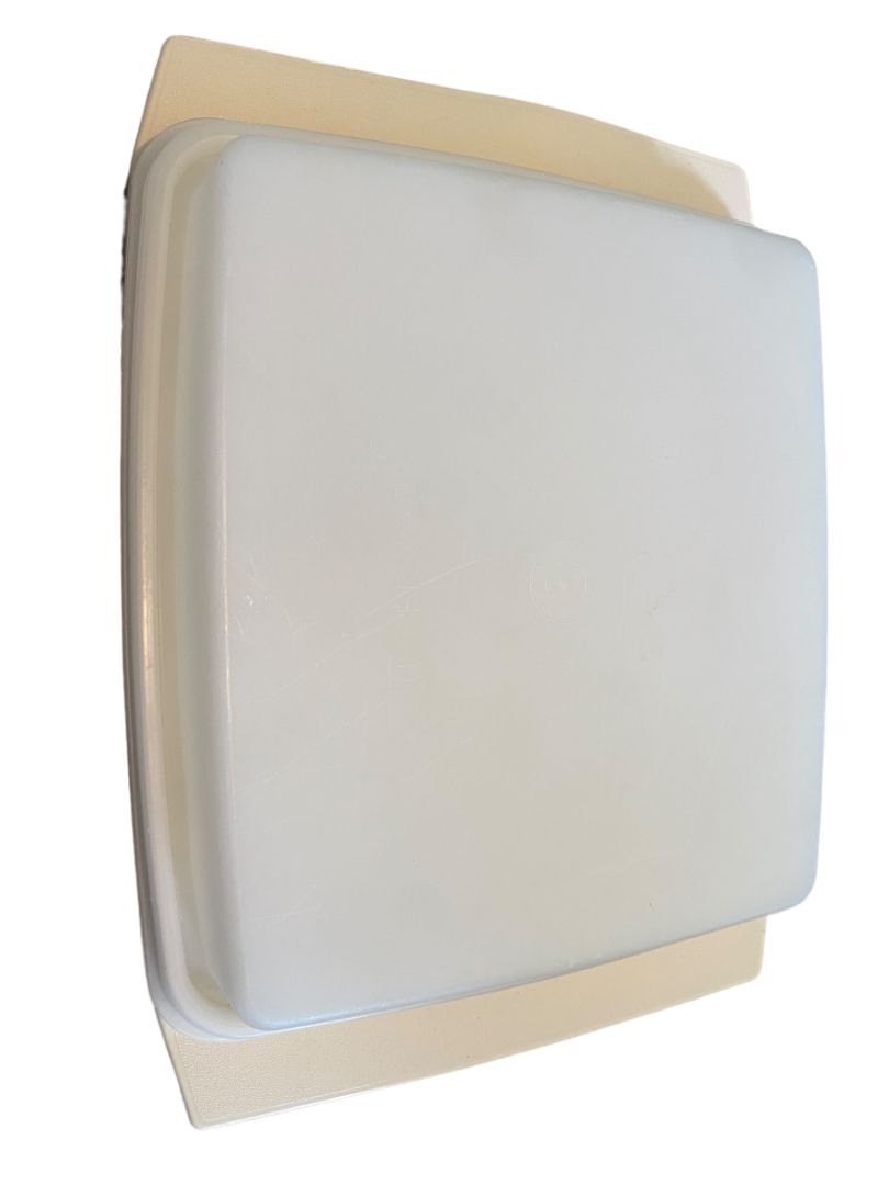 Vintage Tupperware 4 Piece Deviled Egg Carrier Keeper Tray Almond #723-4