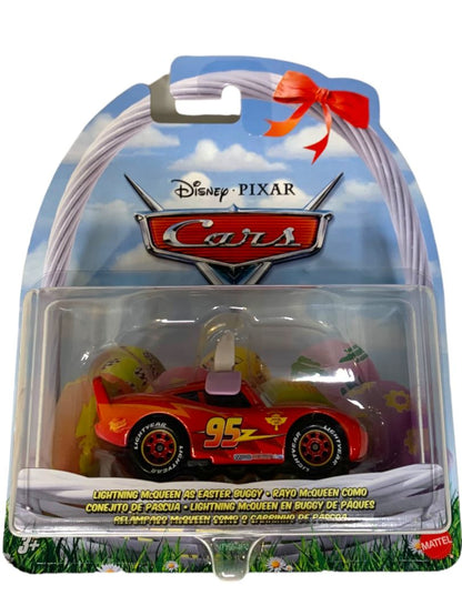 Disney Pixar Cars  Collection Lightning McQueen as Easter Buggy Diecast HTY66 New Mattel