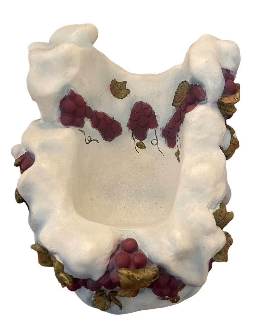 That's Kooky Snow Grapes Wine Holder with Bottle Topper Item 71279