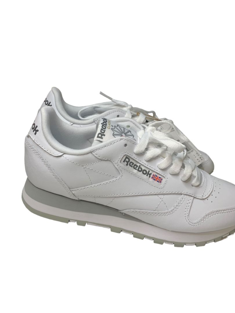 Size 7 Reebok Mens New Classic White Leather Sneaker GY3558 Lace Up Running