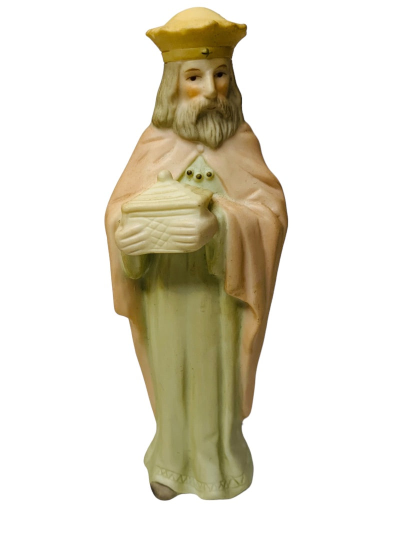 Lefton 1983 Wise Man The Christopher Collection Nativity Figure No Box 5.25" 00350 Pastel