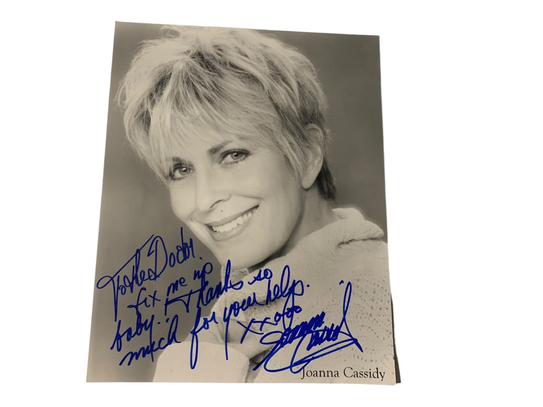 Signed Joanna Cassidy 8x10 Photo Black White Headshot Personalized Autograph