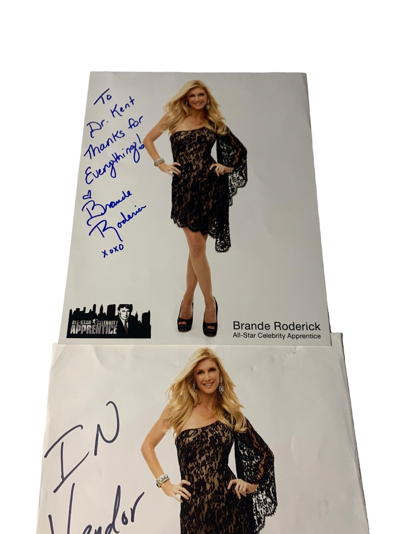 Signed Brande Roderick All-Star Celebrity Apprentice Personalized Autograph