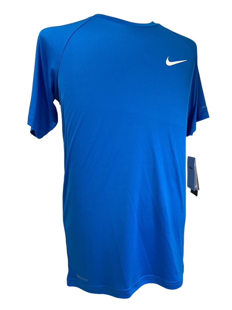 Small Nike Swim Mens New Hydroguard Shirt Short Sleeve UPF 40+ NESSA586