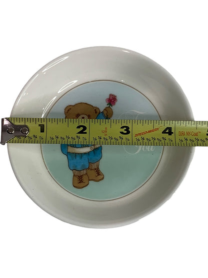 Mikasa Bone China For You Trinket Dish Sandy Lehman Teddy Bear