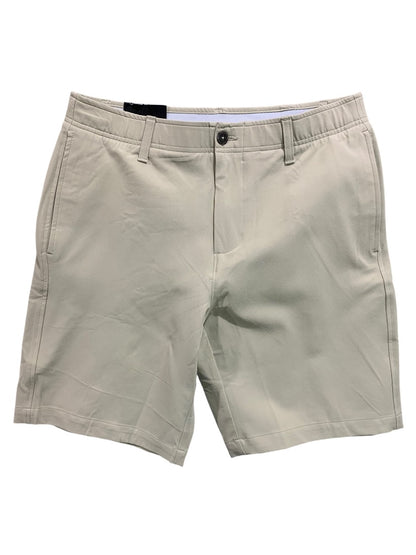 Size 34 Under Armour Mens New Golf Chino Shorts Tan Stretch 1377302