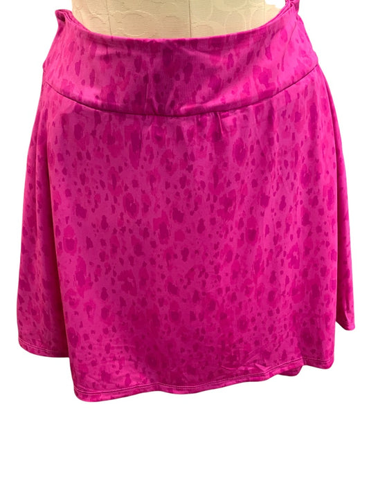 Large Adidas Womens New Print Golf Skirt Skort Fuchsia HY4096