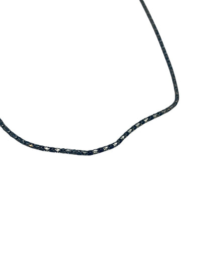 Silvertone Chain Necklace 17.5 Inch Spring Clasp Round