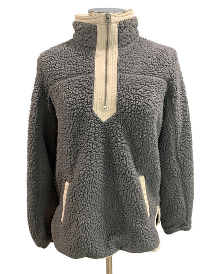 Small Abercrombie & Fitch Womens Pullover Soft Sherpa Jacket