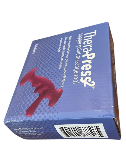 Thera Press 2 Trigger Point Massage Tool Cranberry NEW