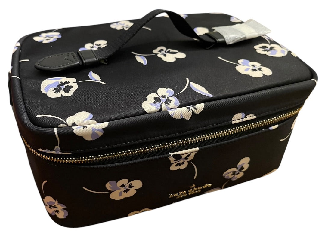 Kate Spade Chelsea Nylon Travel Cosmetic Bag New KA564 Floral