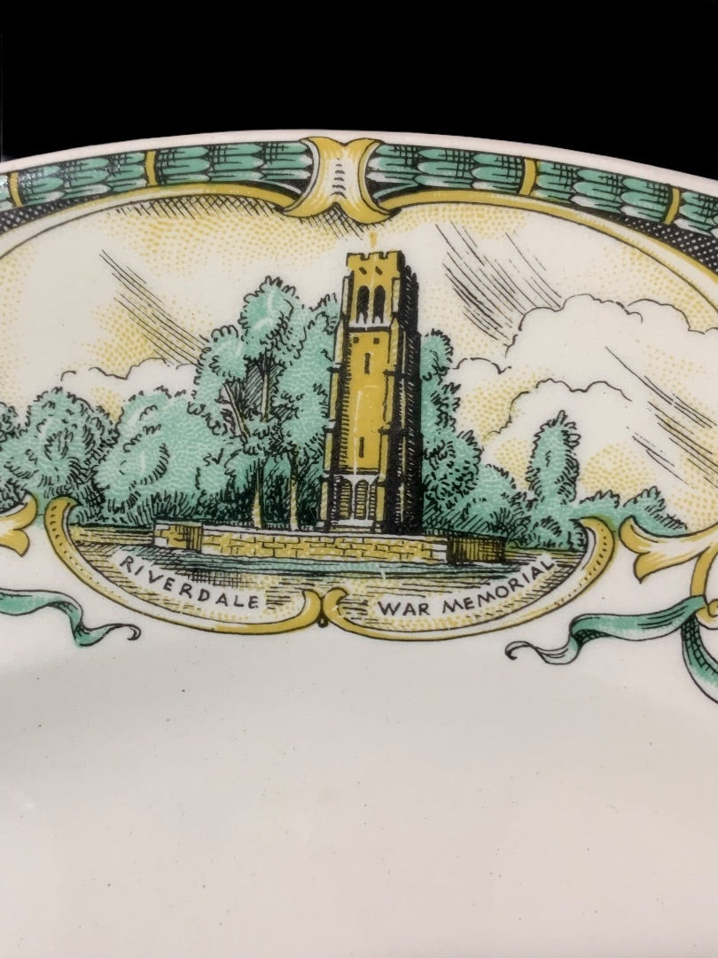 North Side Savings Bank Commemorative Plate 1951 11 Inch