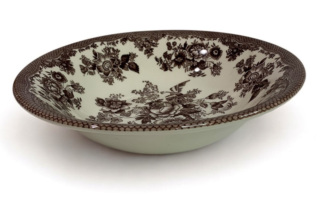 Royal Stafford Asiatic Pheasant Serving Bowl Brown 10.25 Inch Diameter