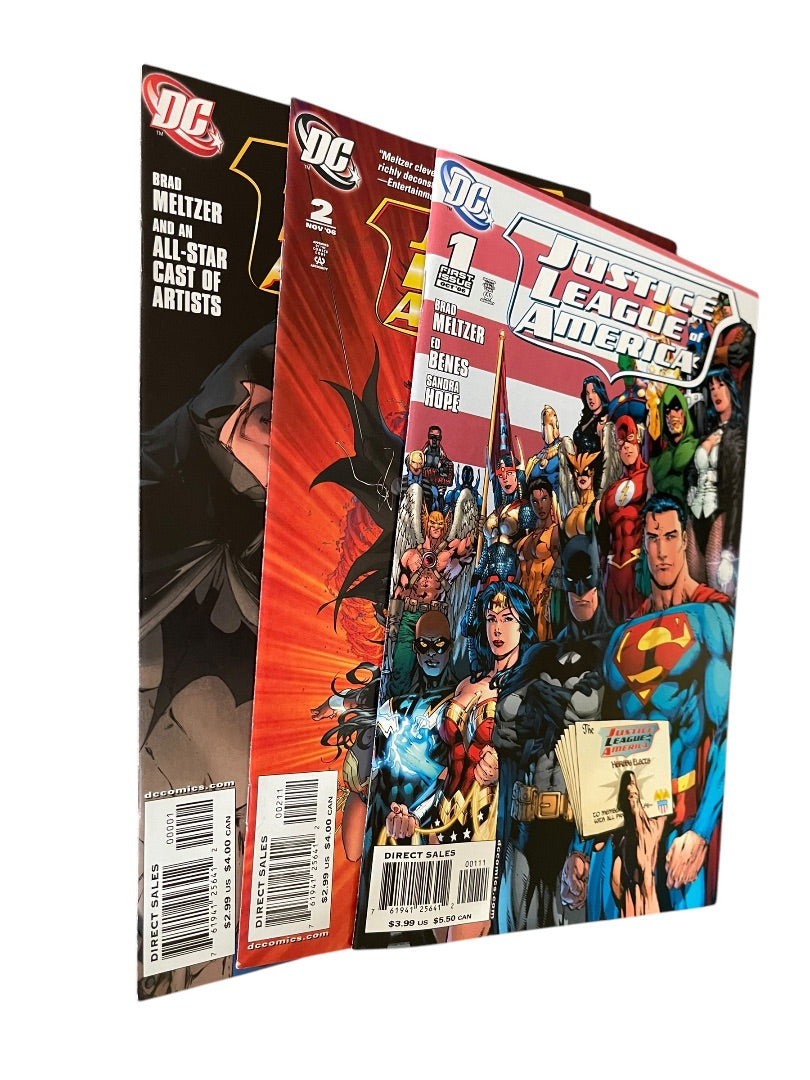 DC Justice League of America #0-2 Meltzer Benes Hope