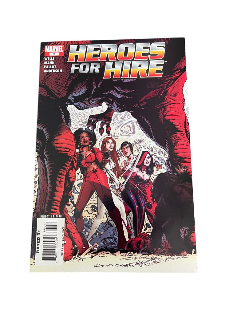 Marvel Heroes For Hire #9 2007 Wells Mann Pallot Anderson
