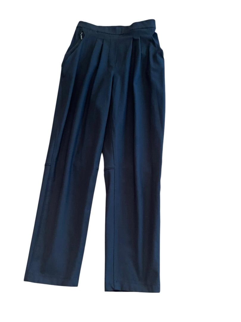 Size 4 LuLulemon Pull On Womens Black Trouser Pants High Rise