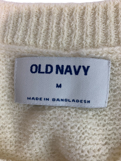 Medium Old Navy Ivory Lightweight Sleeveless Sweater