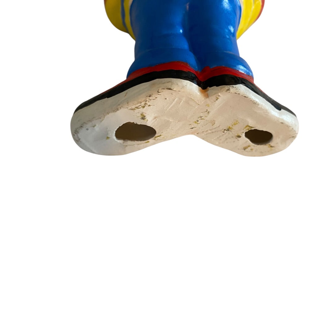 1980s Hand Painted Sesame Street Ernie Ceramic 5 Inch Figurine