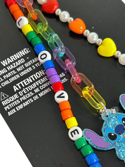 Claires New Disney Clip Beaded Mickey Mouse Pride Collection 6 Inch