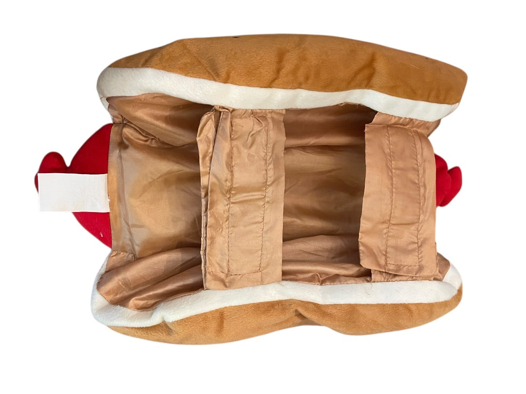 Hotdog In Bun Dog Halloween Costume Velcro Adjustable Medium