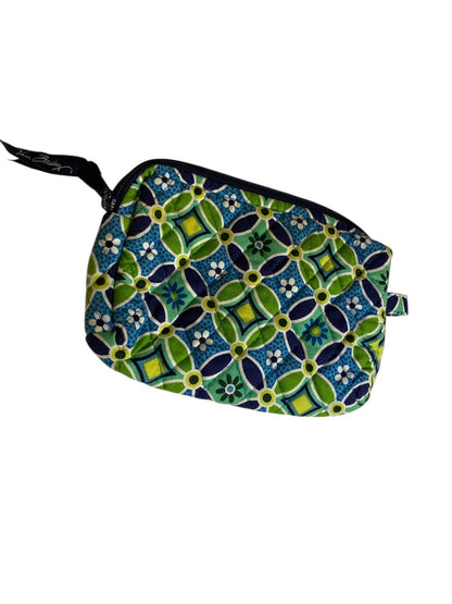 Vera Bradley Daisy Daisy Lined Cosmetic Makeup Pouch 7"l x 4"h