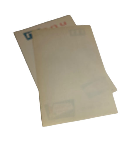Vintage Ballantine Beer Menu Sheet 10 Papers 10.75 x 7 Inch Inserts