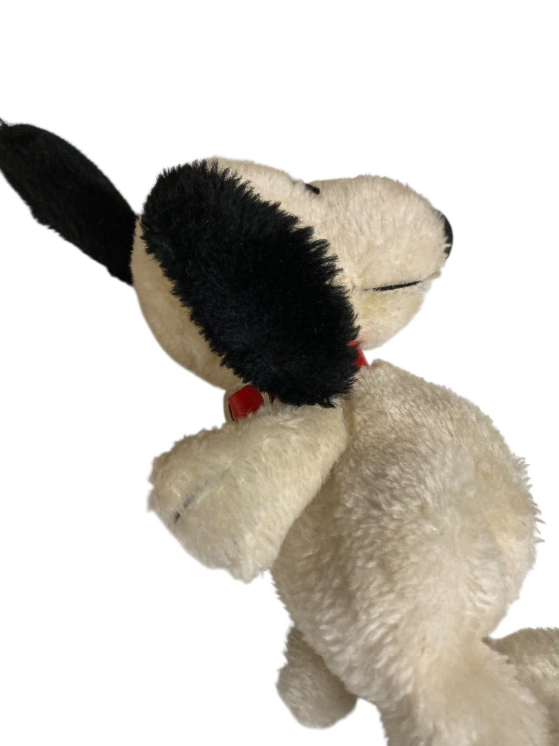 Vintage Plush Snoopy Peanuts Stuffed Animal 8 Inch Rough Condition