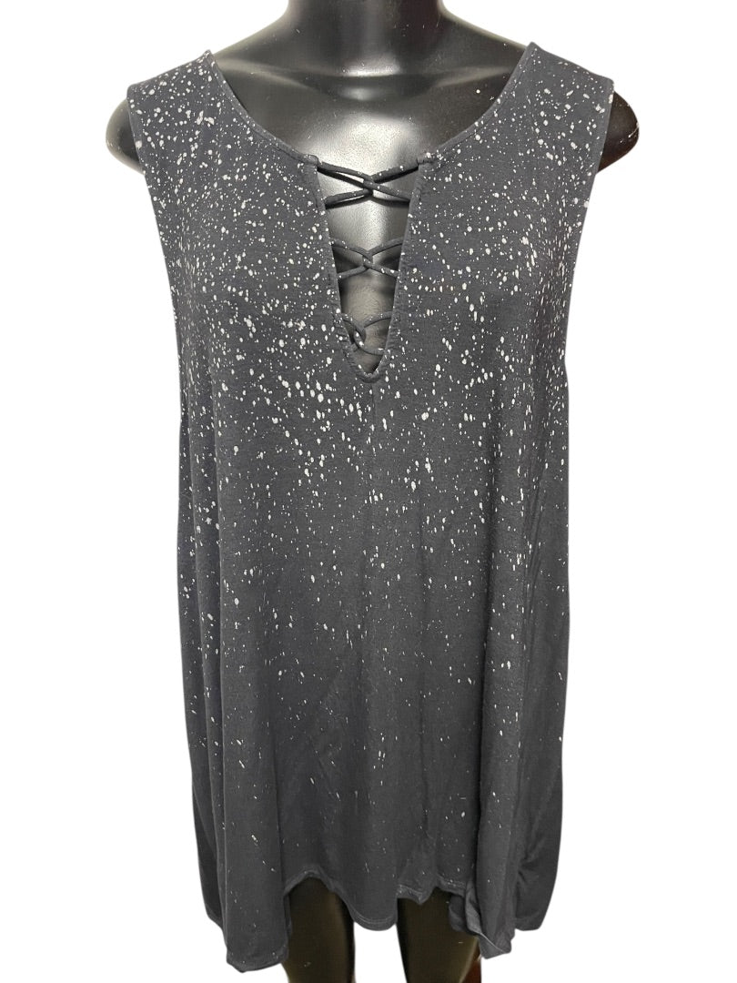 XXL American Eagle Outfitters Soft & Sexy Tank Splatter Pattern Womens Tunic Tank