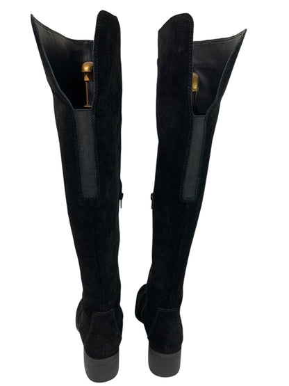 Size 6 Corso Como Womens Black Suede Over Knee Boots Loval