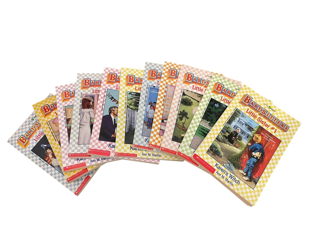 Set of 11 Baby Sitters Little Sister #1-11 Ann M Martin Paperback